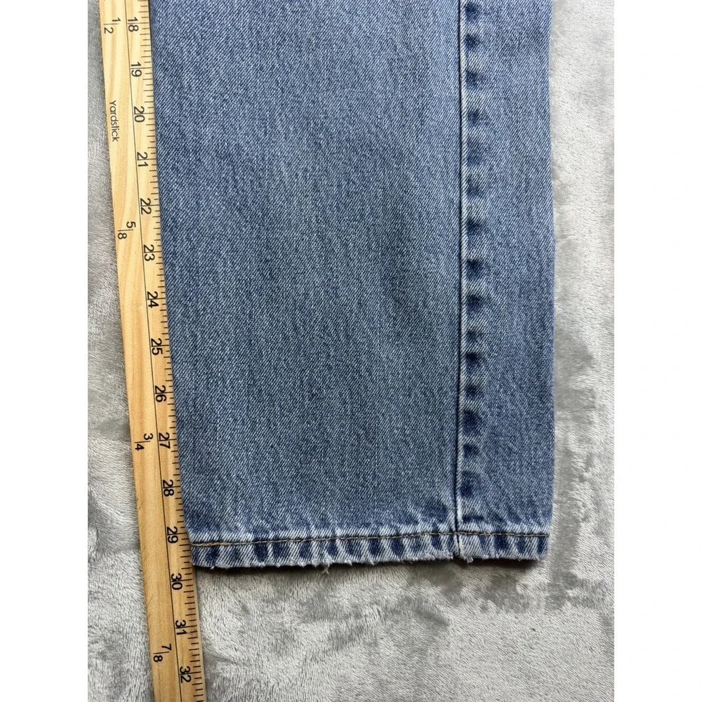 Levis 505 Jeans Mens 36x30 Blue Denim Straight Leg Medium Wash Classic Fit Pants